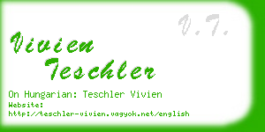 vivien teschler business card